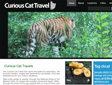 Tablet Screenshot of curious-cat-travel.net